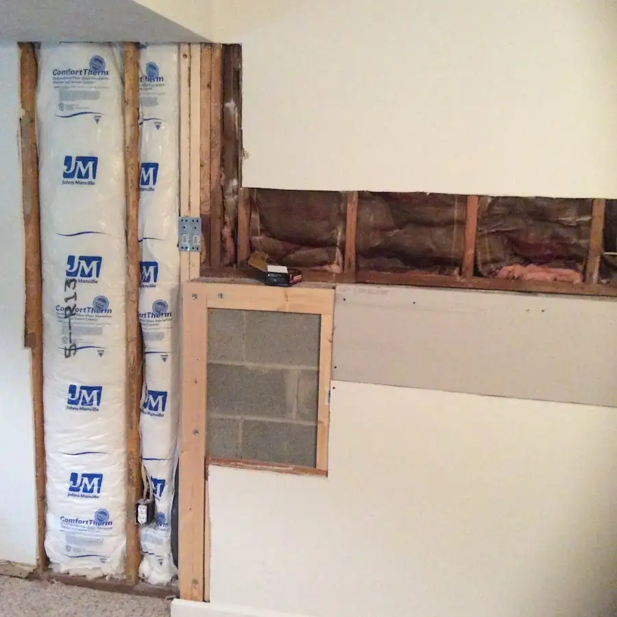 Wall insulation replacement during Contents Cleaning & Restoration in Vallejo